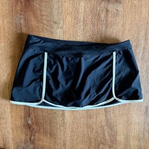 Black Skirted Swim Bottom Size Medium